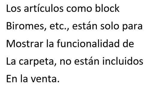 Carpeta Oficio Con Cierre Y Anillo