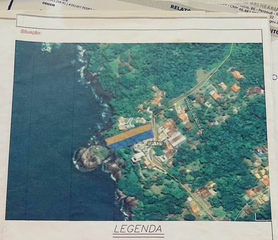 Captação de Terreno a venda no bairro Itapecerica, Ilhabela, SP