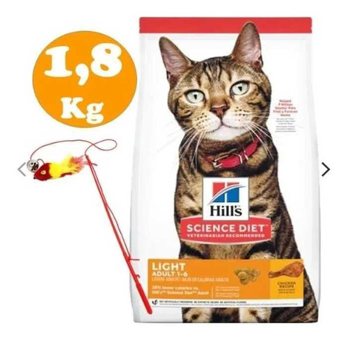 Hills Gato Adulto Light 1,8 Kg + Regalo