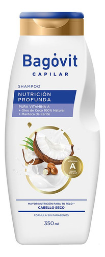 Bagóvit Capilar Nutrición Profunda Shampoo Cabellos Secos