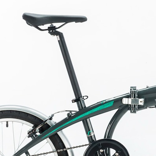 Imagen 3 de 8 de Bicicleta Futura Origami Rodado 20 Pulgadas Plegable Gris
