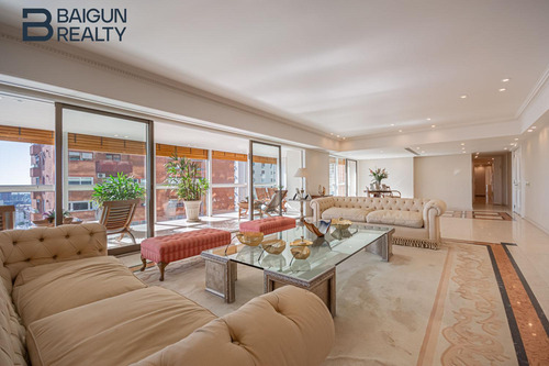 Departamento 5 Ambientes Con 2 Dependencias De Servicio Y 3 Cocheras En Alquiler En Belgrano