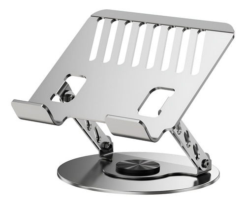 Soporte Plegable Para Laptop Notebook Ipad Pro Aluminio Dark Gray