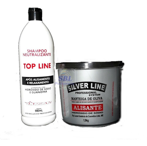 Kit Alisante Relaxante Profissional Silver Line 1,900 Kg