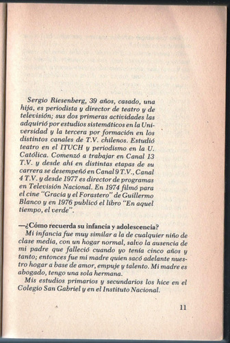 Todos Nosotros Sergio Riesenberg, (Usado)