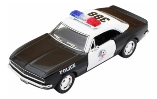Imagen 2 de 6 de Chevrolet Camaro 1967 Policía Kinsmart Esc 1/36 La Plata