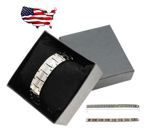 Usa Titanium Anión Energía Magnética Pulsera De Germanio Ali