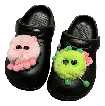 Chanclas De Niña Con Bonitos Accesorios De Peluche