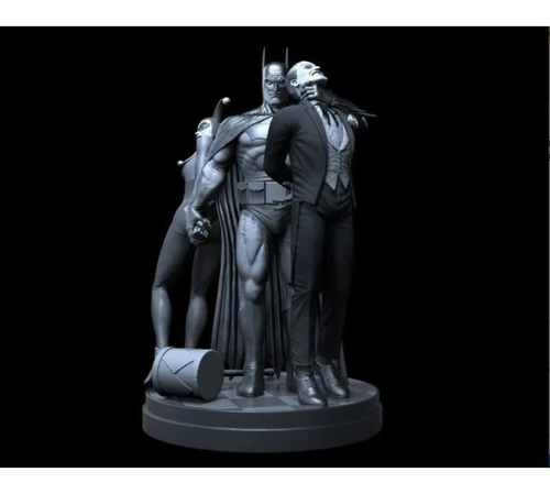 Archivo Stl Impresión 3d - Batman Diorama Joker Harley Quinn