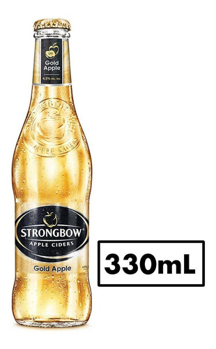 Sidra De Manzana Strongbow Gold Botella 355ml