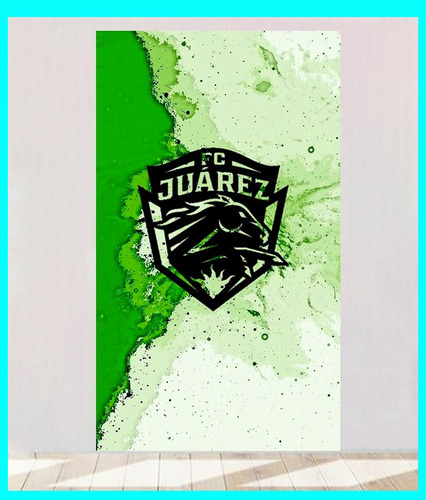 Cuadro Decorativo Fc Juarez 29x50 Cm Club Bravos De Juarez