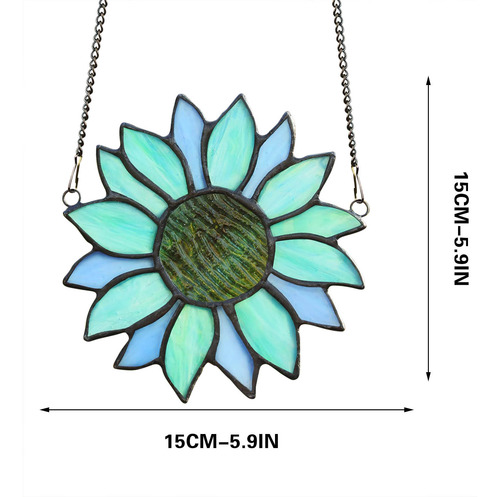 Carillón De Viento Con Forma De Girasol En Forma De N Para M