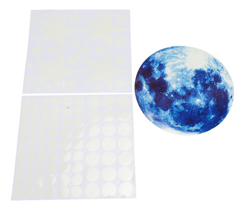 Adhesivos De Pared Luminosos Azules Que Brillan En La Oscuri