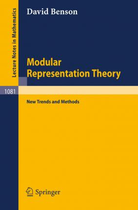 Libro Modular Representation Theory : New Trends And Meth...