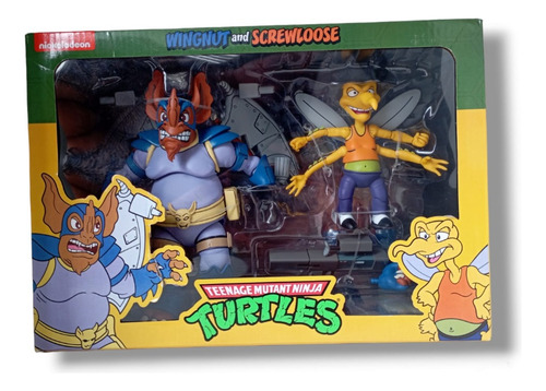 Tortugas Ninja Neca Tmnt Wingnut & Screwloose 2-pack