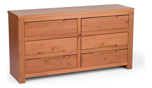 Cômoda 6 Gavetas Madma Artemobili Cor Marrom