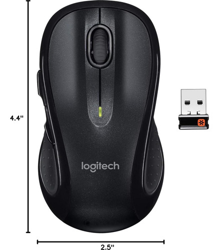 Ratón Inalámbrico Logitech M510 - Gris Oscuro, Usb