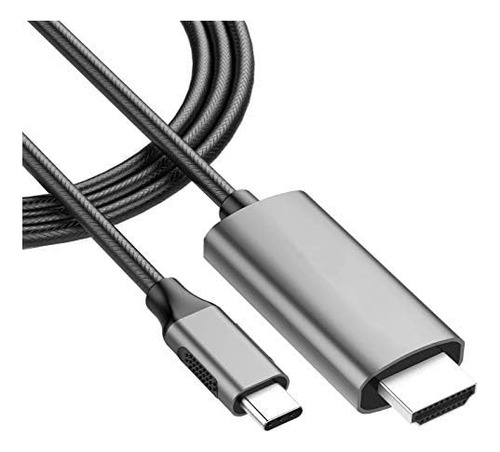 Cable Tek Styz Usb C A Hdmi, 6 Pines, 4k, Adaptador Thunderb