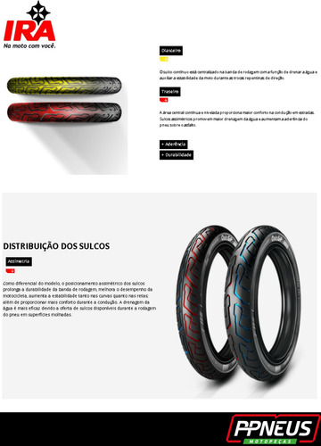 Par Pneu 60/100 Aro17 E 80/100 Aro14 C100 Biz / Biz 125 /pop