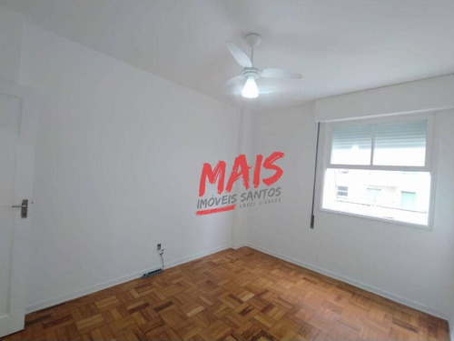 Imagem 5 de 10 de Apartamento Com Vista Para O Mar, 1 Dormitório, 60 M² - Aparecida - Santos/sp - Ap4960