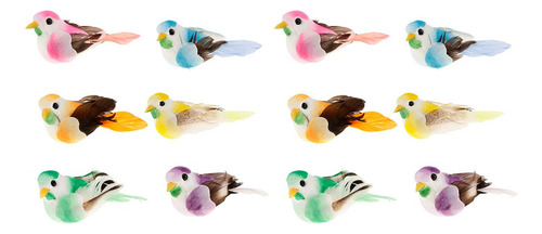 Qqq 12 Piezas De Plumas Artificiales De Espuma De Aves