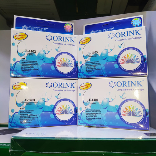 4xcartuchos Compatible 140 Eps Stylus Tx560wd Tx620fwd Etc