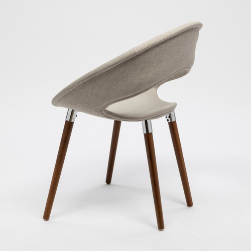 Imagen 7 de 8 de Silla De Comedor One Tapizada Wood
