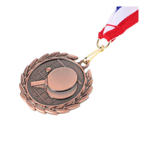 Medalla De Metal Con Temática De Tenis De Mesa Para Competic