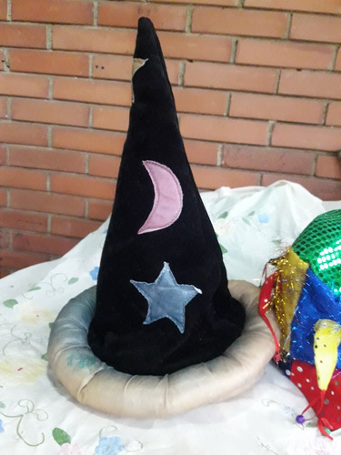 Canaval Sombrero De Bruja De Terciopelo