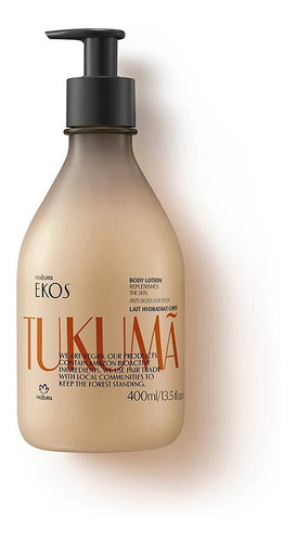 Crema Corporal Tukuma. 400ml. Ekos. Natura