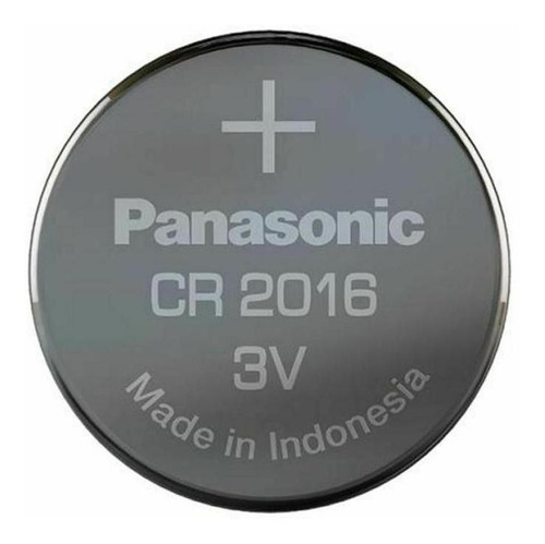 Pilas Baterias Panasonic Cr2016 Tamaño Botón 3 Voltios Paquete De 5 Unidades