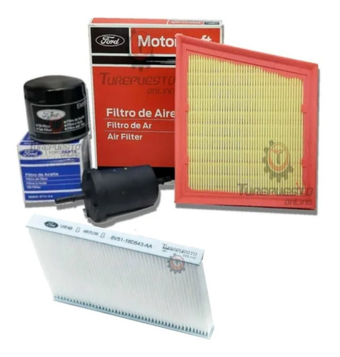 Filtros Aire Aceite Nafta Hab Ford Fiesta Kinetic 1.6 16v 