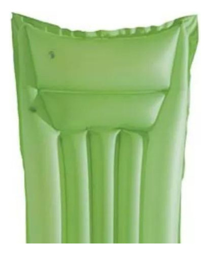 Colchoneta Inflable Verde De 1,80 Mts