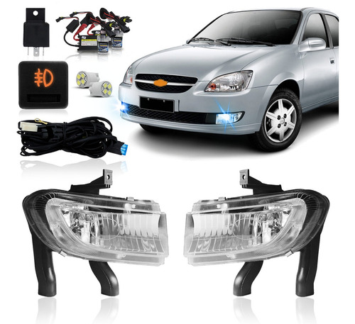 Kit Neblina Aux Corsa Classic 2011 2012 2013 14 15  Xenon 8k