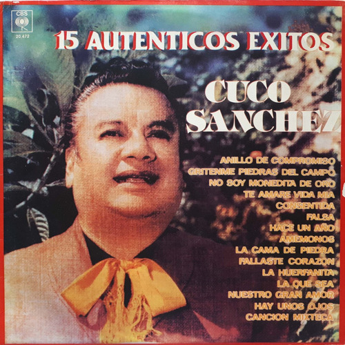 Cuco Sanchez - Los Autenticos Exitos Lp