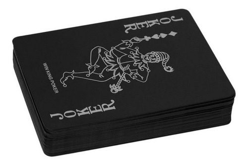 Poker Impermeable Pvc De Plástico Juego De Cartas De Juego C
