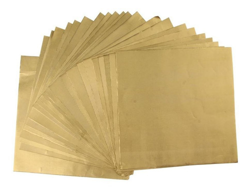 Envoltura De Lámina De Aluminio Oro