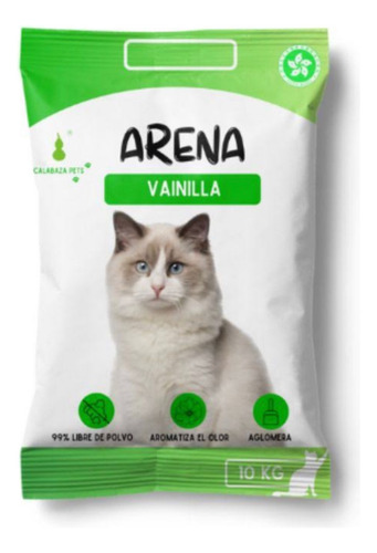 Arena Para Gatos Calabaza Pets 10kg