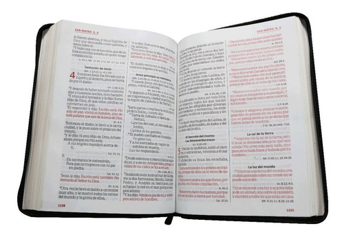 Biblia Letra Gigante Lujo Negra Y Cierre Reina Valera 1960
