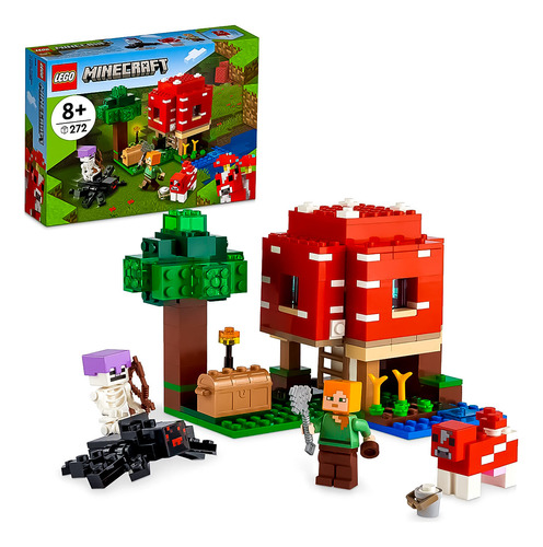 Lego Minecraft 21179 Juego La Casa Champiñón 272pcs - El Rey