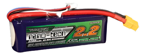 Nano-tecnología De Rc Turnigy 2200mah 3s 45 ~ 90 C Lipo Pack