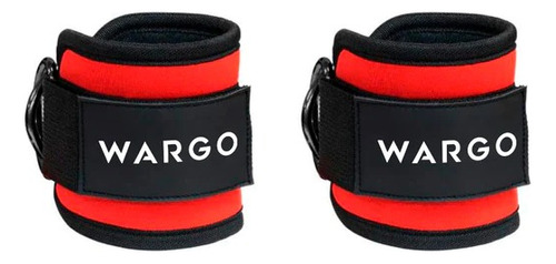 Ankle Straps Wargo Par Correas Arnes Tobillos Polea Gym