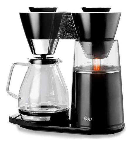 Melitta Vision Marble Black Drip Coffee Maker Luxe Automatic