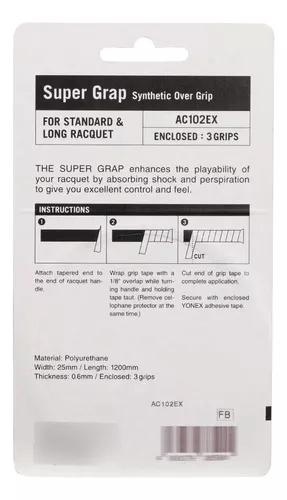 Segunda imagem para pesquisa de overgrip yonex