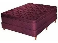 Colchon Somier Dos Plazas Sommier Jacquard Pillow 2p