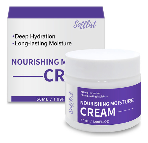 Crema Hidratante Facial Sofflist Con Ácido Hialurónico 50ml