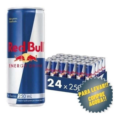 Energético Red Bull Energy Drink, 250 Ml 24 Latas