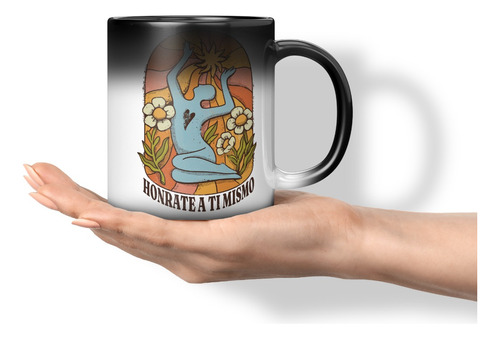 Taza Magica Cambia Color Honrrate A Ti Mismo 11 Onzas