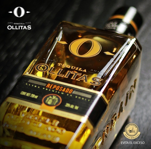 Tequila Ollitas Reposado Triple Destilado 100% Agave
