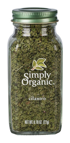 Simply Organic Cilantro Orgánico 22g Se